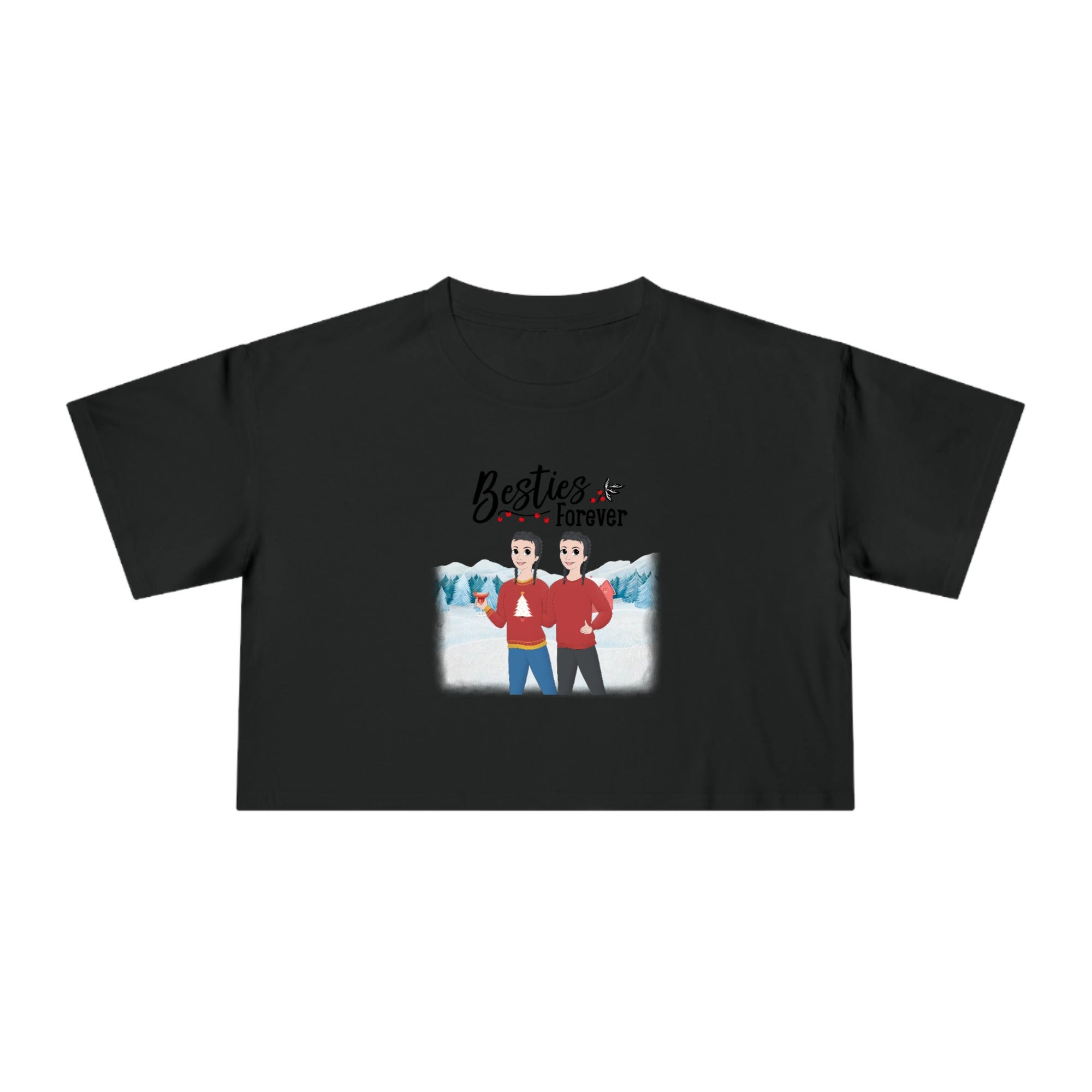 Besties Forever | Women's Crop Tee